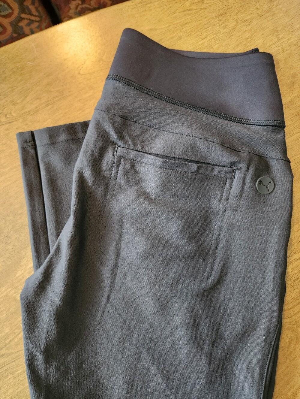 Puma Women's PWRSHAPE Golf Pants - Black - Size Medium - Picture 5 of 7